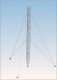 Abgespannter Gittermast (M1000, 28m)